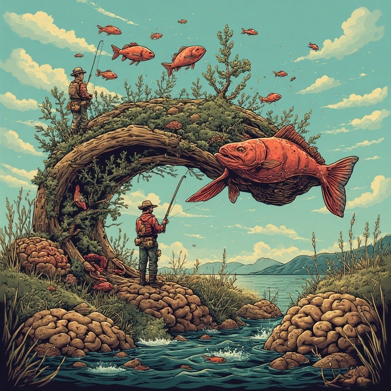 Endurance, Solitude, and Symbolic Fishing