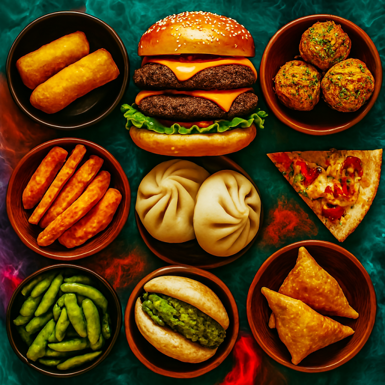 YUMMY HAPPY FAST FOOD AND JUNK FOOD PSYCHOLOGY
