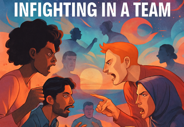 Dynamic Psychology Of Infighting In A Team Performance