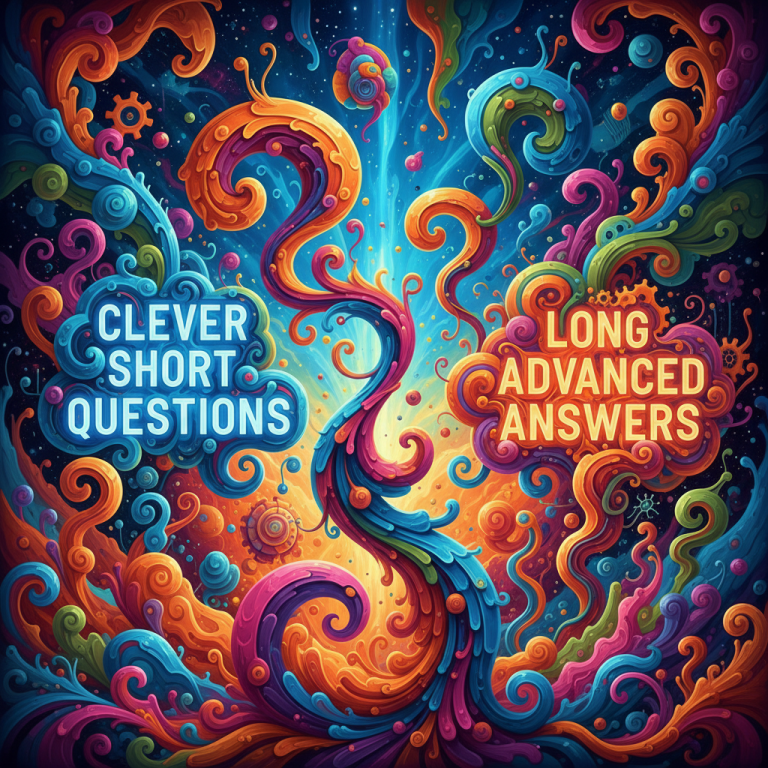 Clever Short Questions - Long Advanced Answers